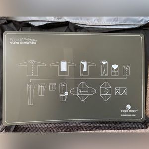 Pack it folder, eagle creek, for traveling/keeping clothing wrinkle free. New